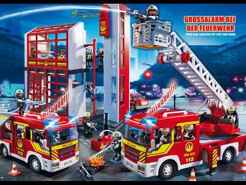 Playmobil ambulance pompiers