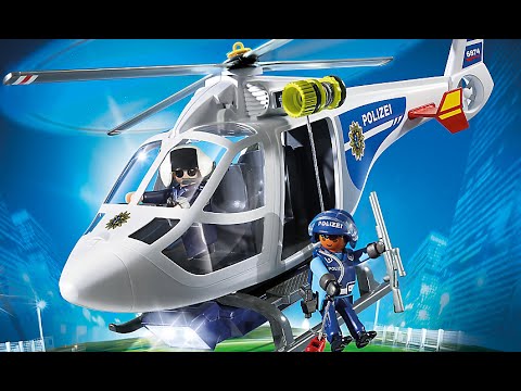 Playmobil city action - helicóptero de policía