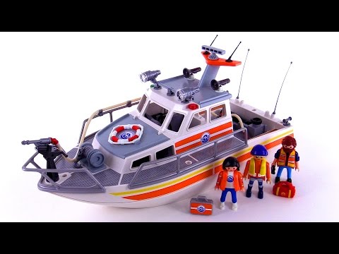 Bateau playmobil coast guard