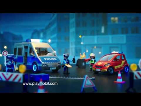Playmobil police dessin animé