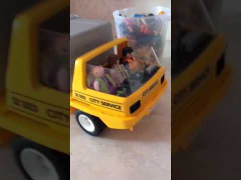 Camion poubelle playmobil dessin animé