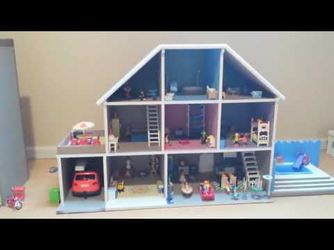 Playmobil maison dessin animé