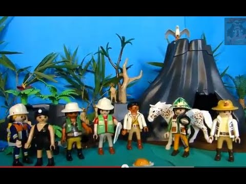 Dessin animé playmobil dinosaure