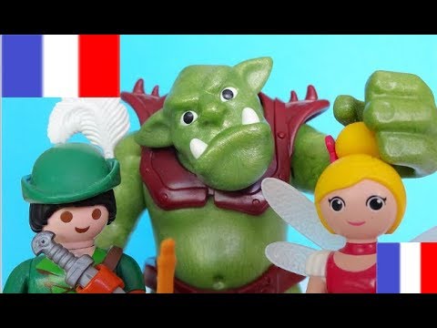 Dessin animé playmobil tracteur