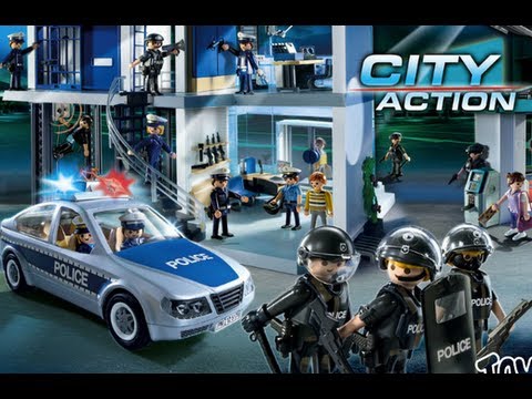 Dessin animé playmobil voiture