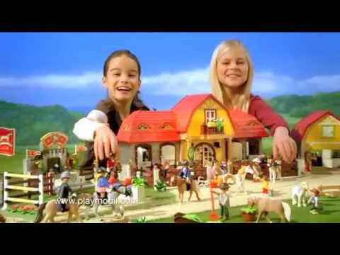 Dessin animé playmobil ranch