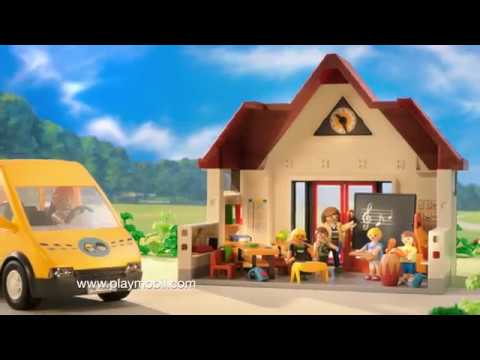 Playmobil ecole et bus
