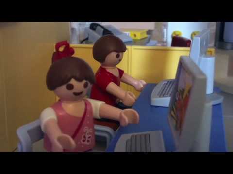Vidéo de playmobil en français à l'école