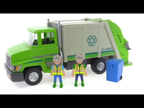 Playmobil city life garbage truck