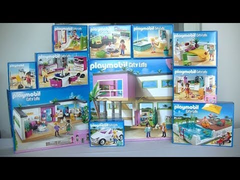 Playmobil 4145 la maison moderne maison de famille transportable