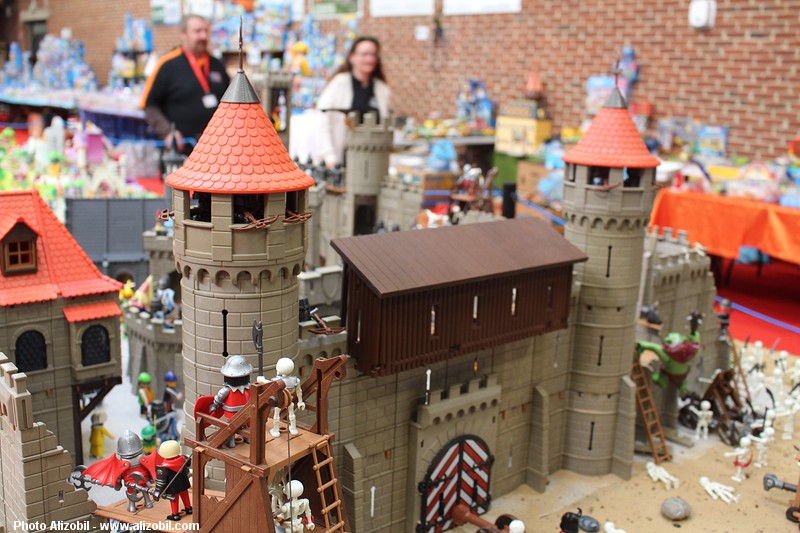 Diorama playmobil moyen age