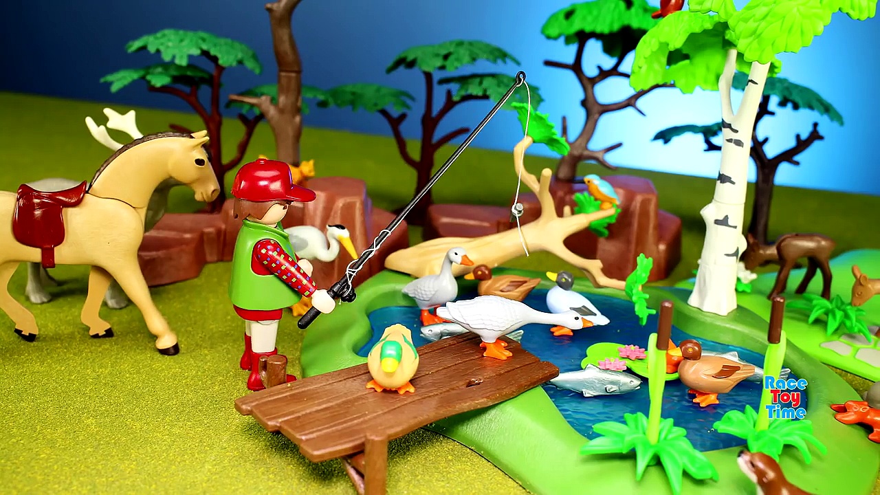 Playmobil country fishing pond