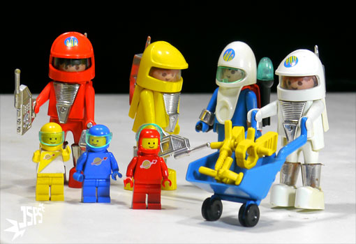 Playmobil astronaute l'espace