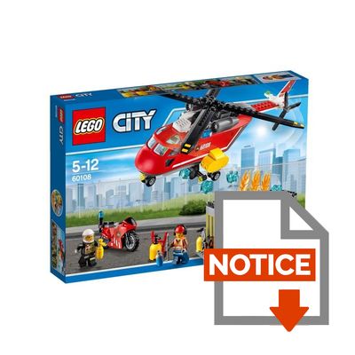 Notice playmobil helicoptere pompier