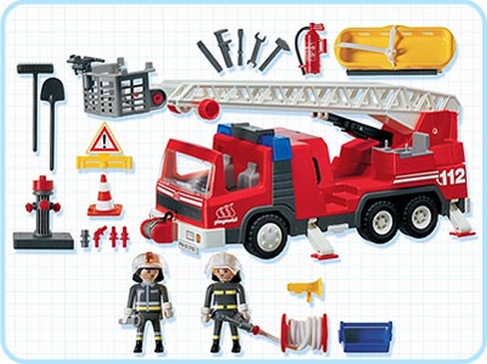 Playmobil camion pompier