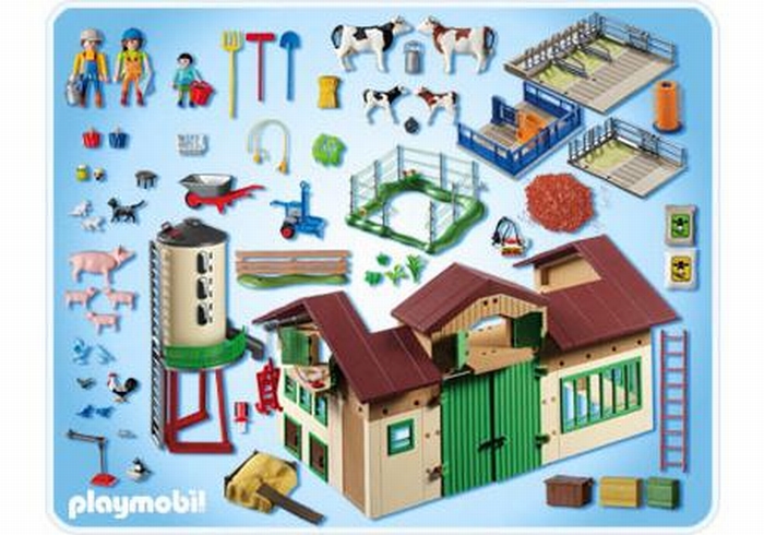 Playmobil ferme plan