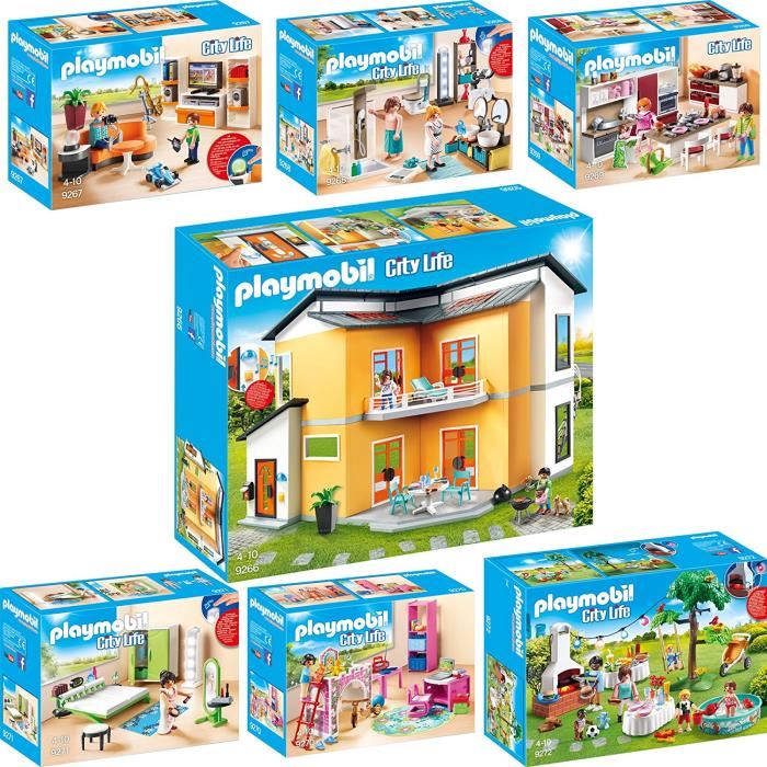 Playmobil maison moderne boite