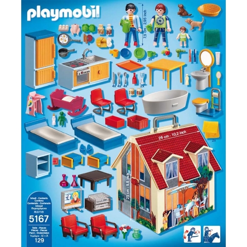 Playmobil maison transportable jouet club