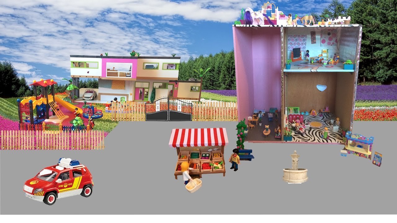 Ville playmobil en français