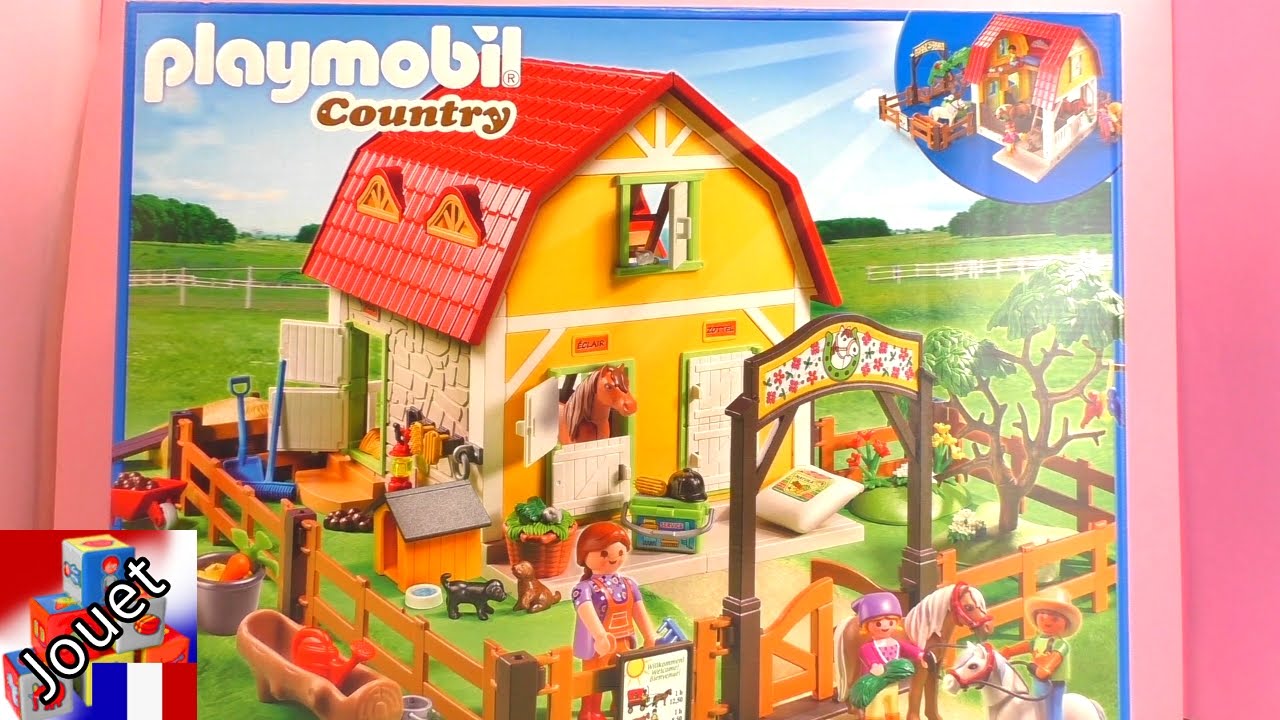 Ecurie de playmobil
