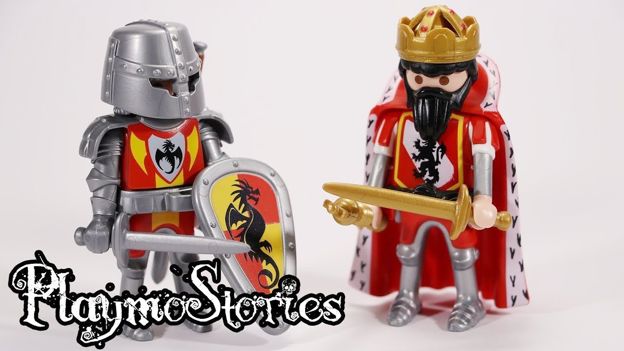 Dessin animé playmobil francais chevalier