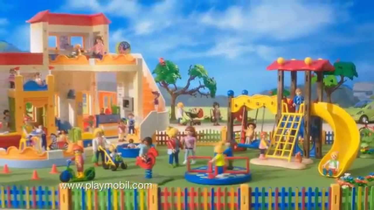 Dessin animé playmobil la garderie