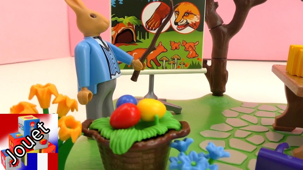 Playmobil ecole des lapins