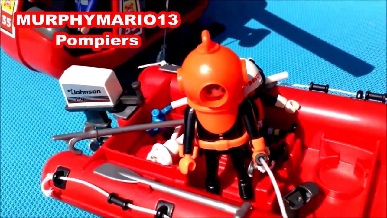 Playmobil pompier video youtube