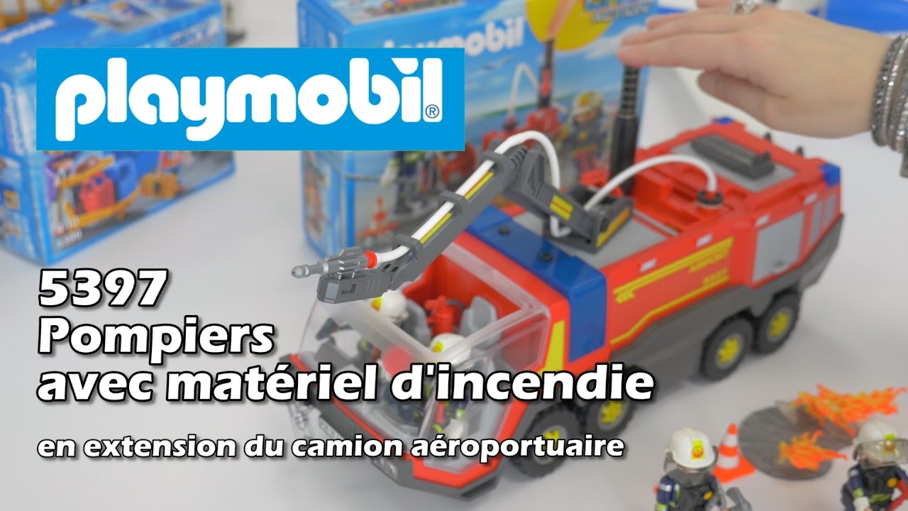 Playmobil - 5337 - pompiers + véhicule