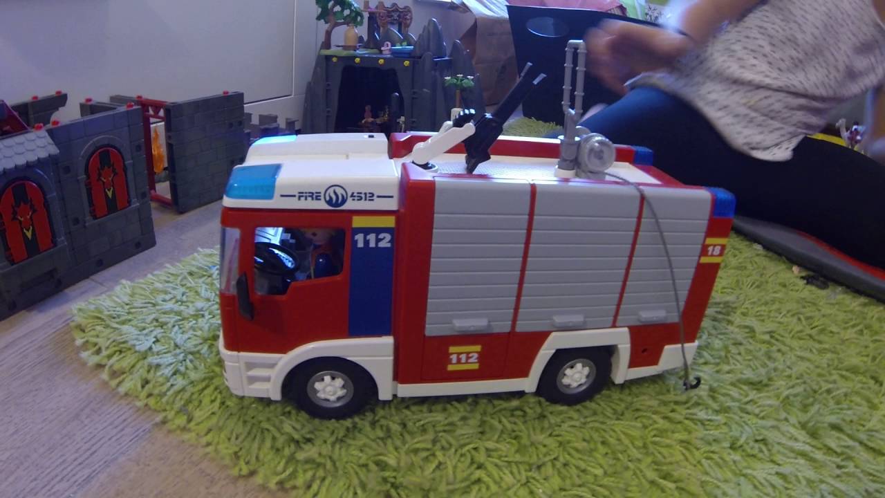 Camion pompier playmobil youtube