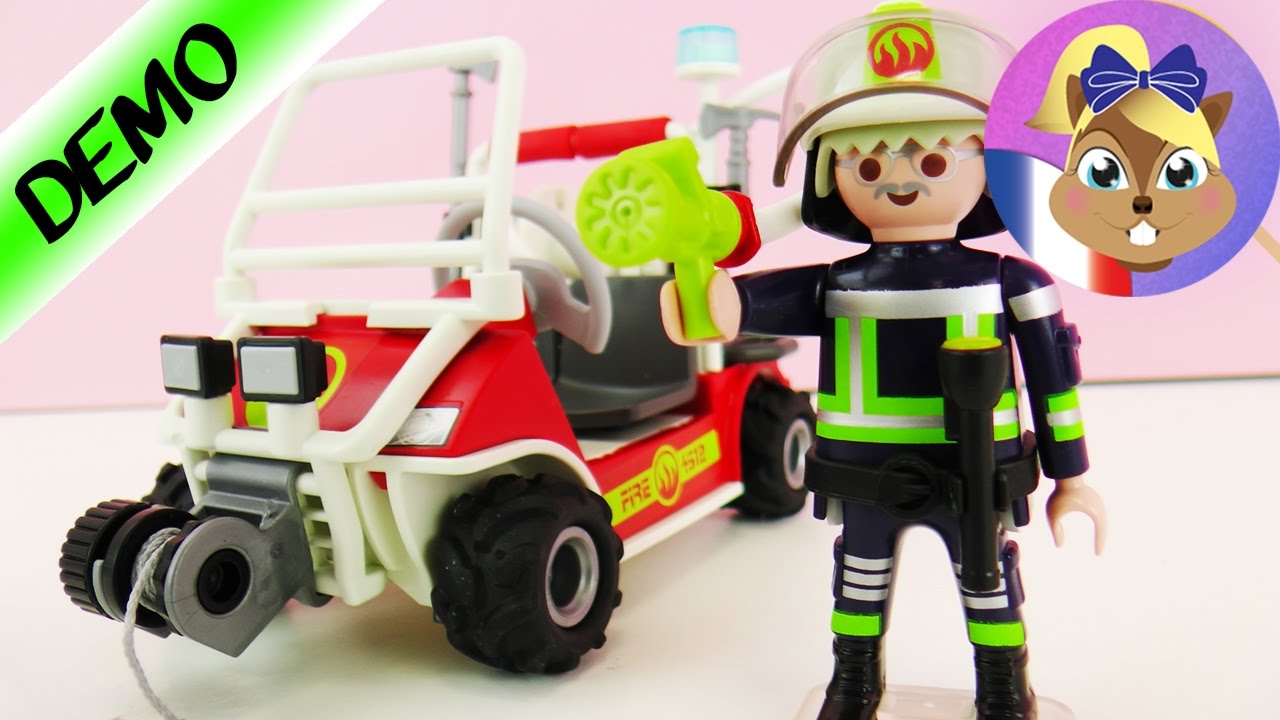 Playmobil pompier aeroport