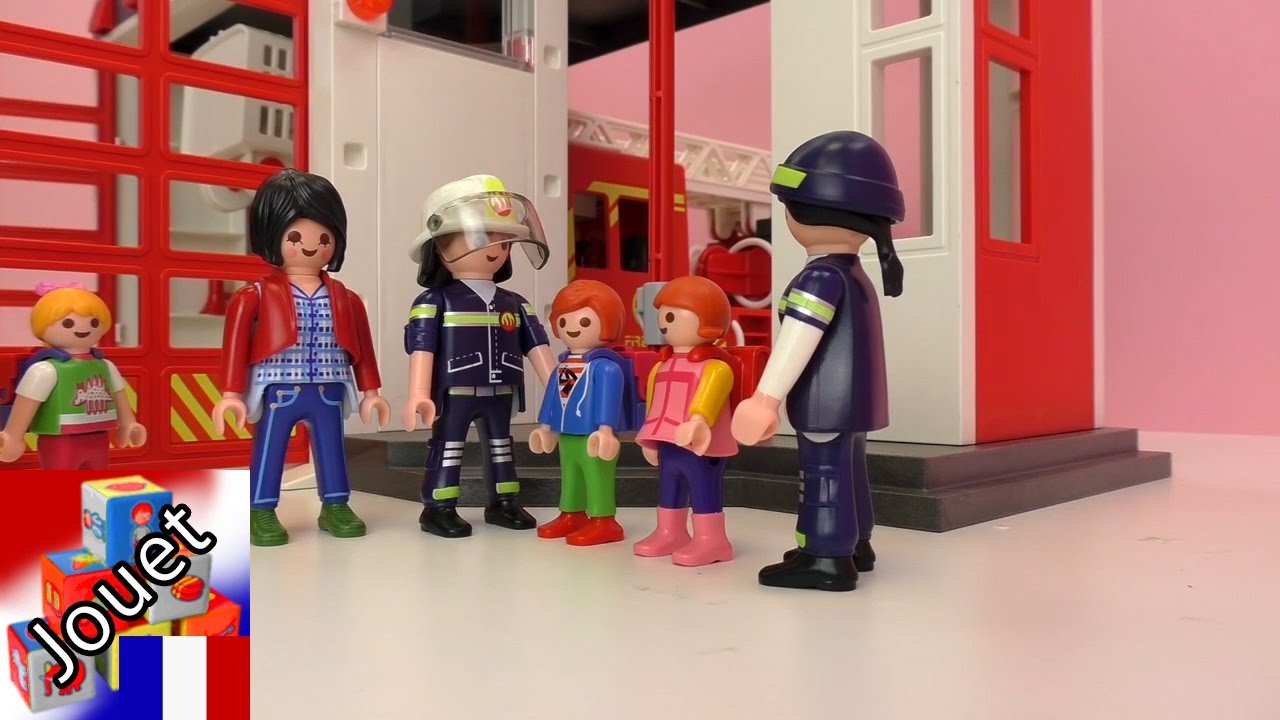 Playmobil pompier caserne video
