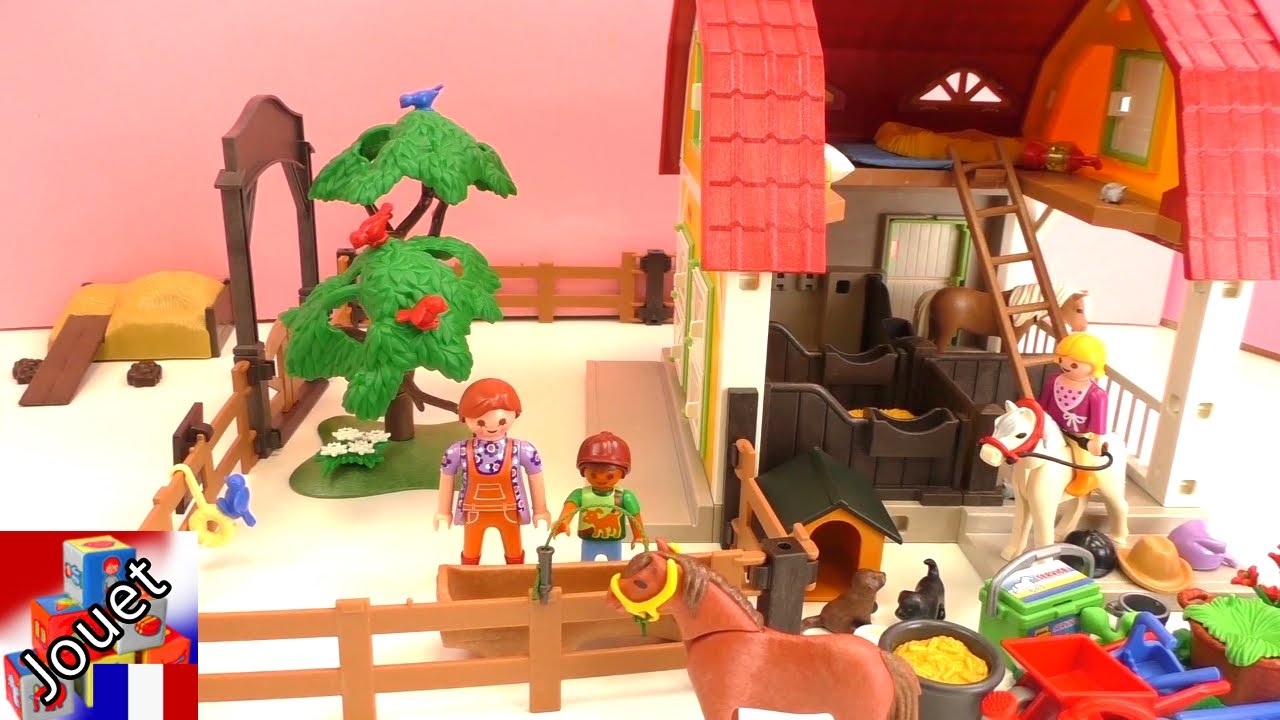 Ecurie playmobil video