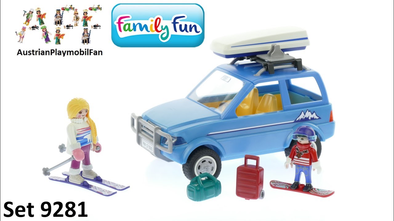 Playmobil family fun voiture et bateau