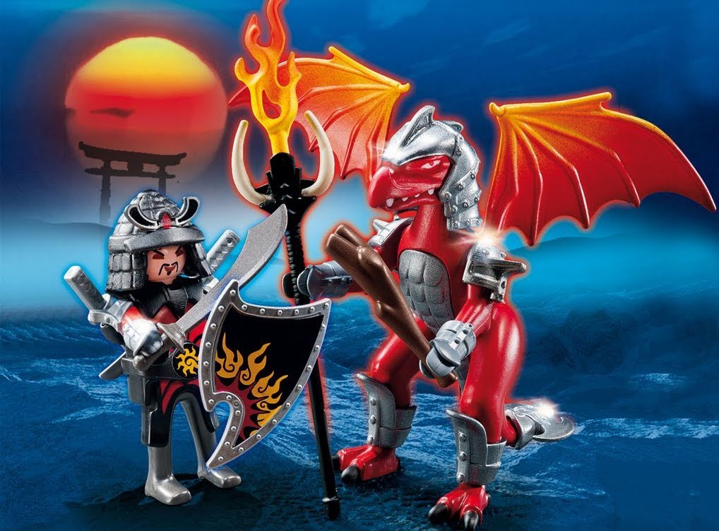 Playmobil dragon de feu