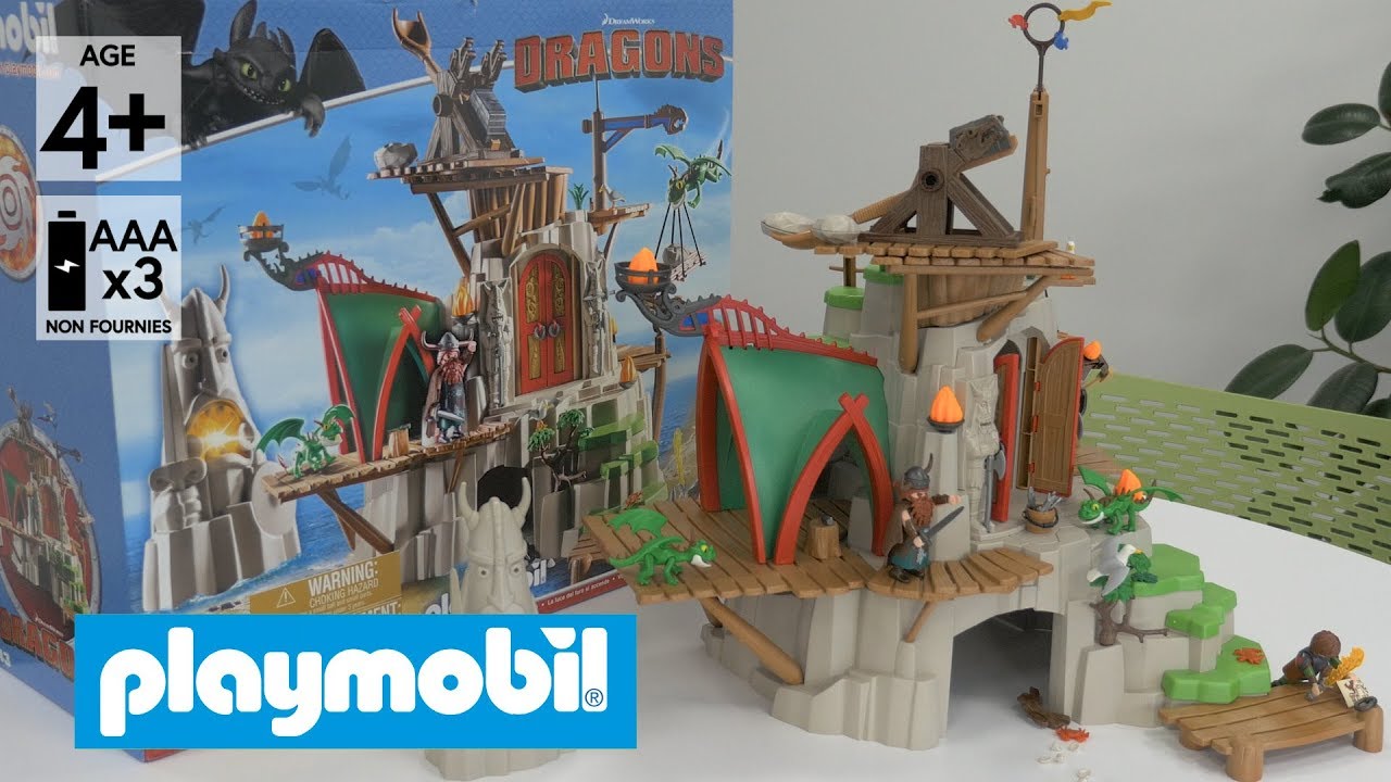 Playmobil dragon cavalier de beurk