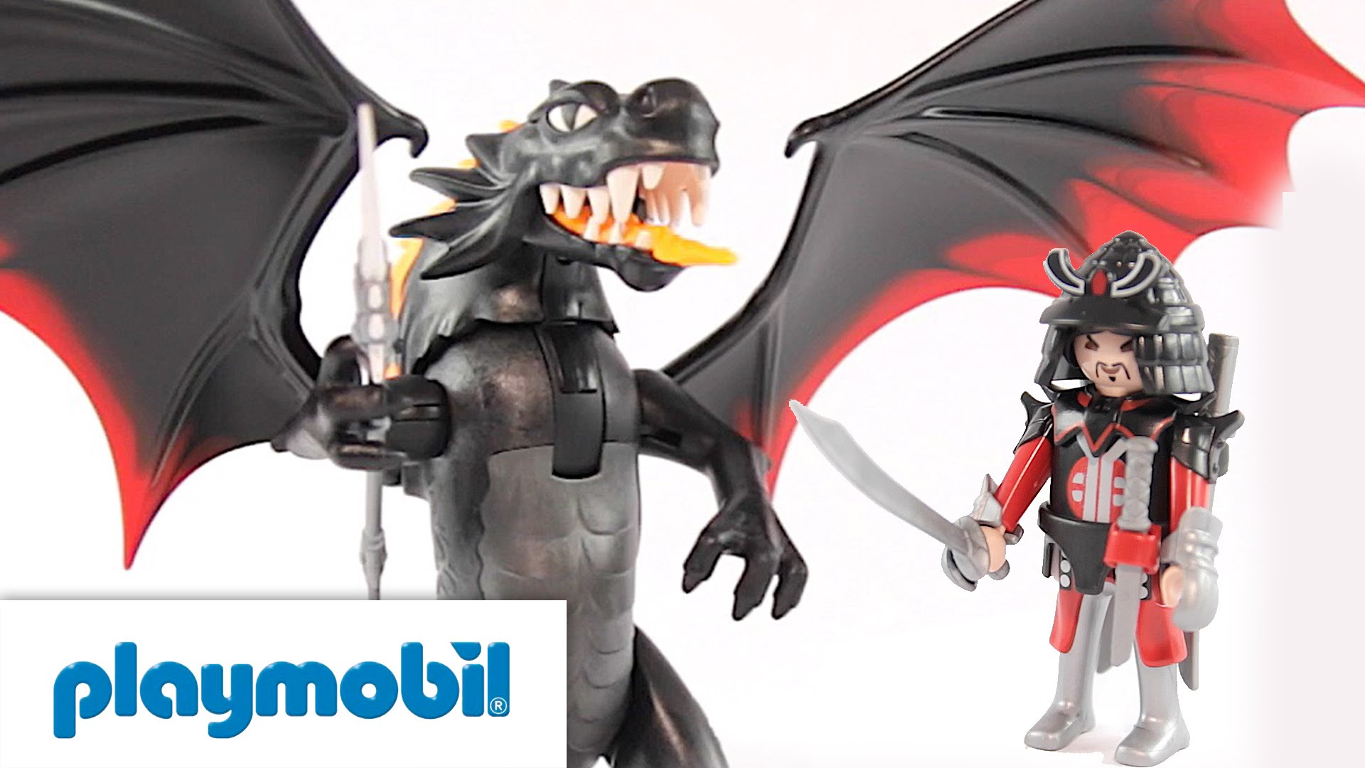Playmobil giant dragon with led fire