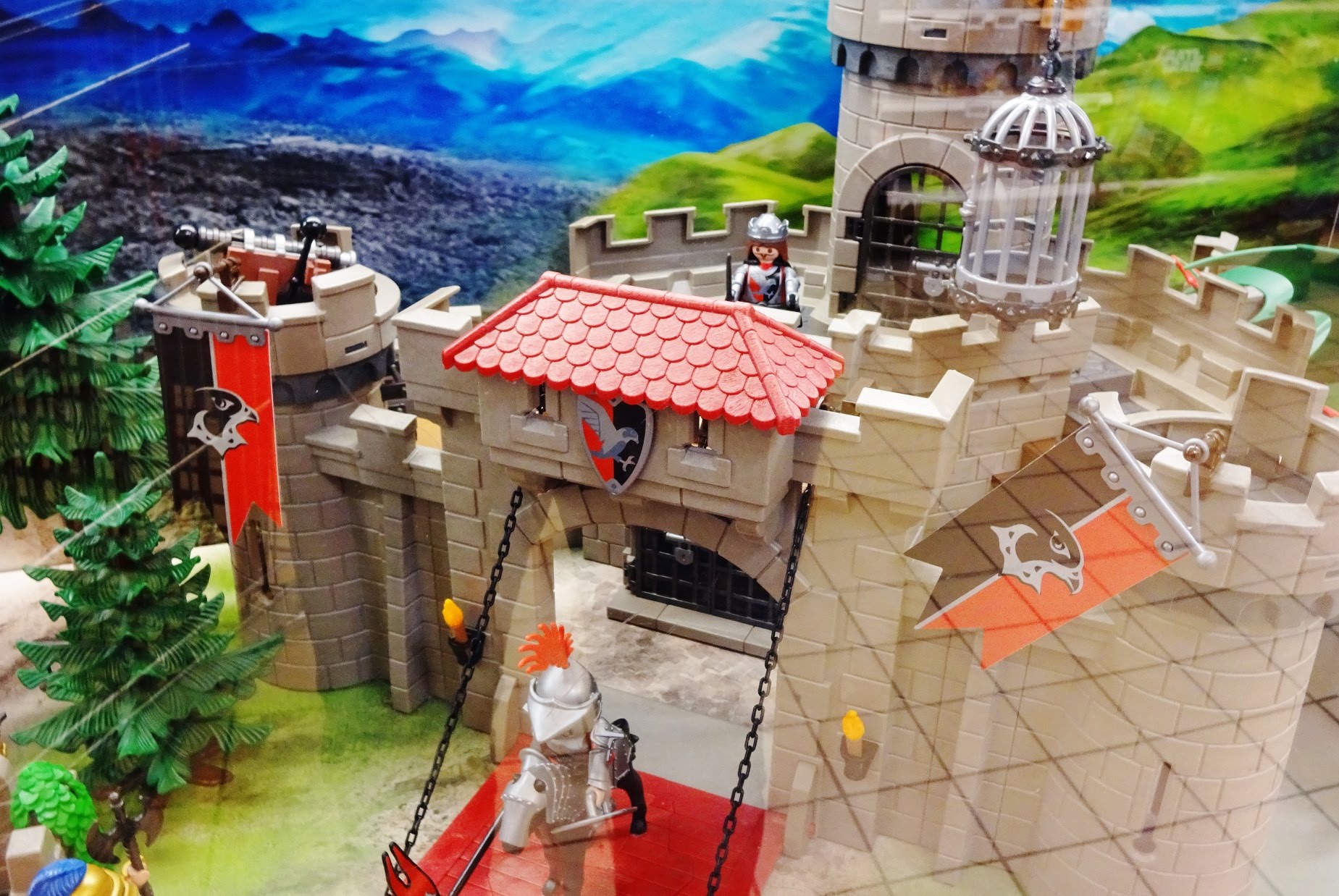 Playmobil chateau fort lion