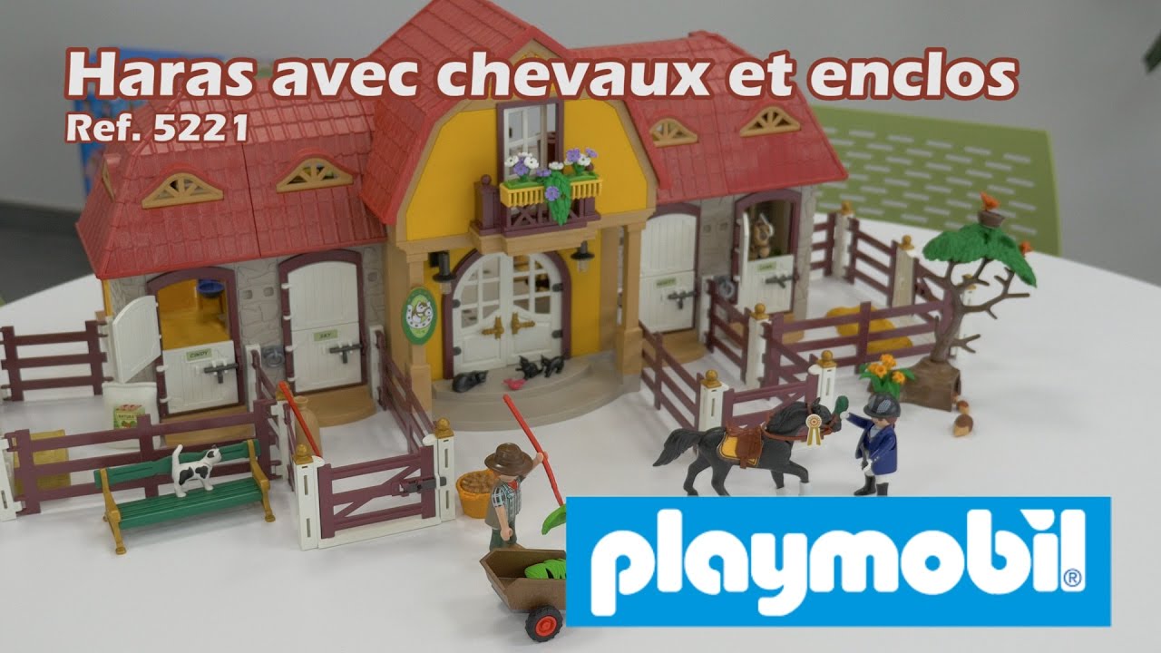 Playmobil chevaux haras