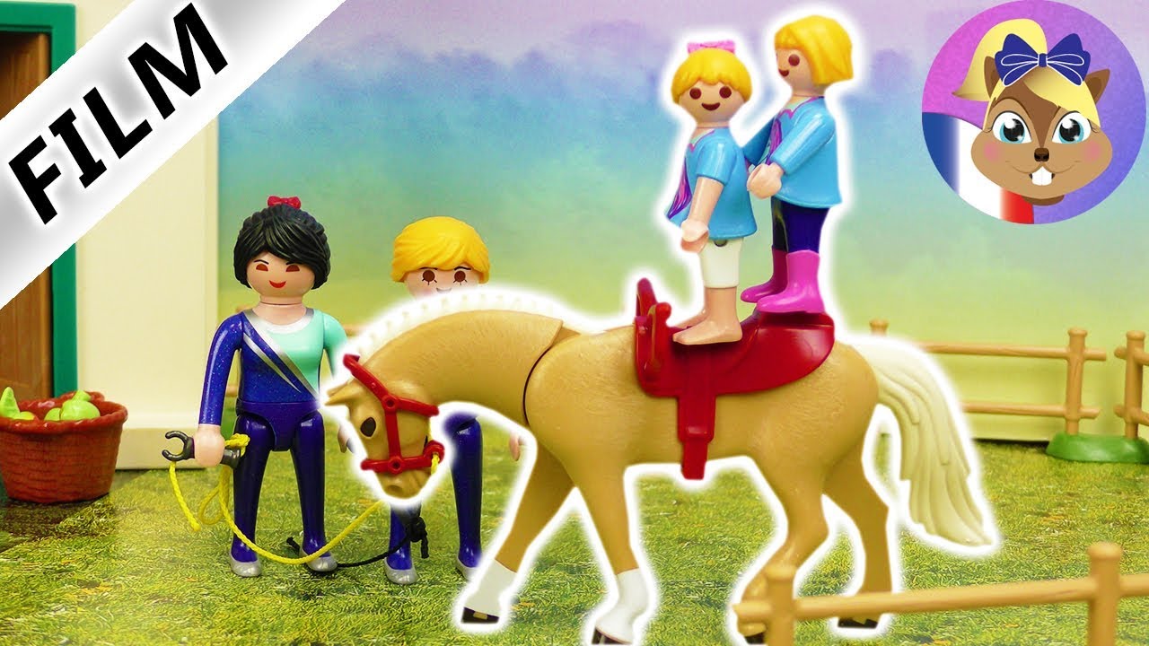 Playmobil chevaux voltige