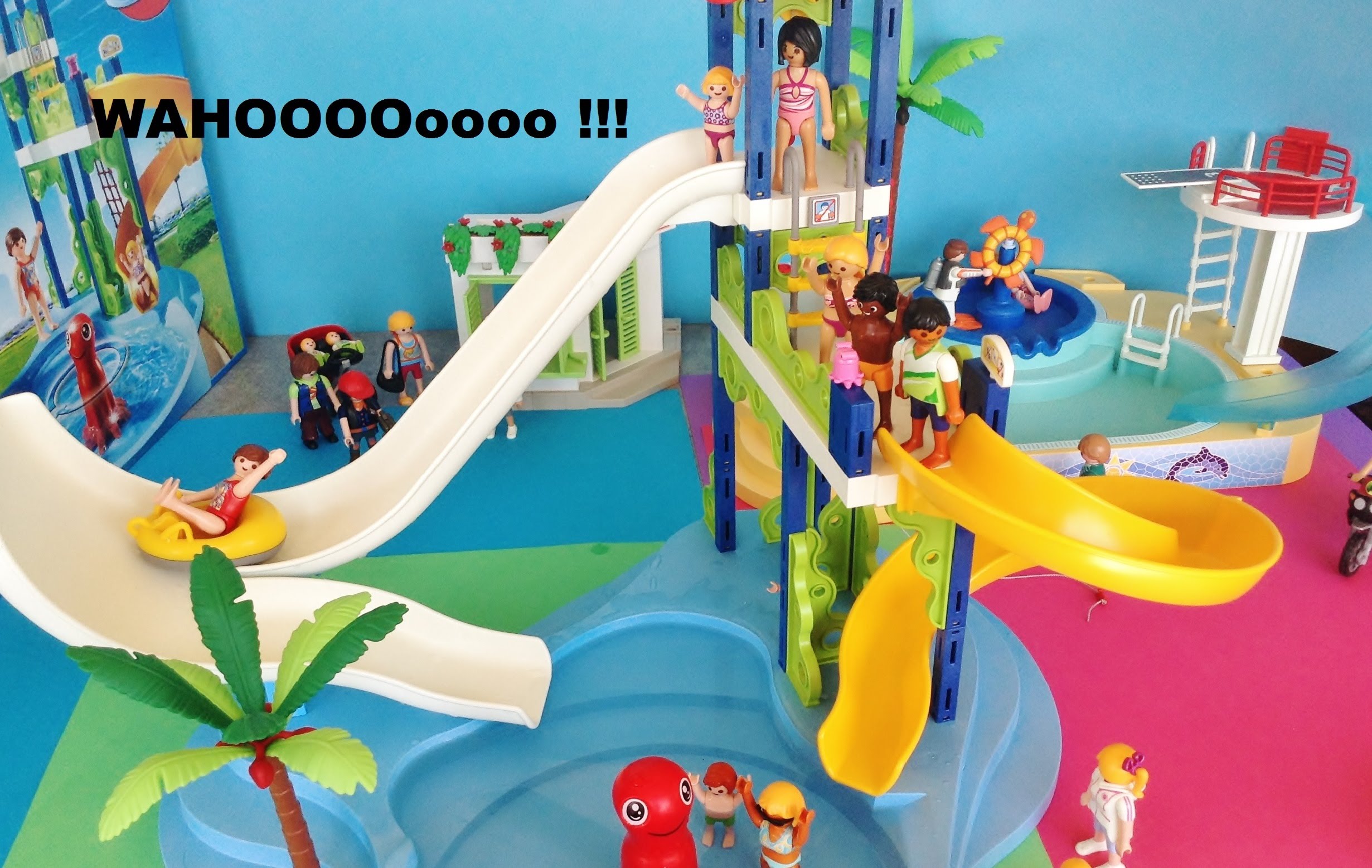Playmobil piscine famille