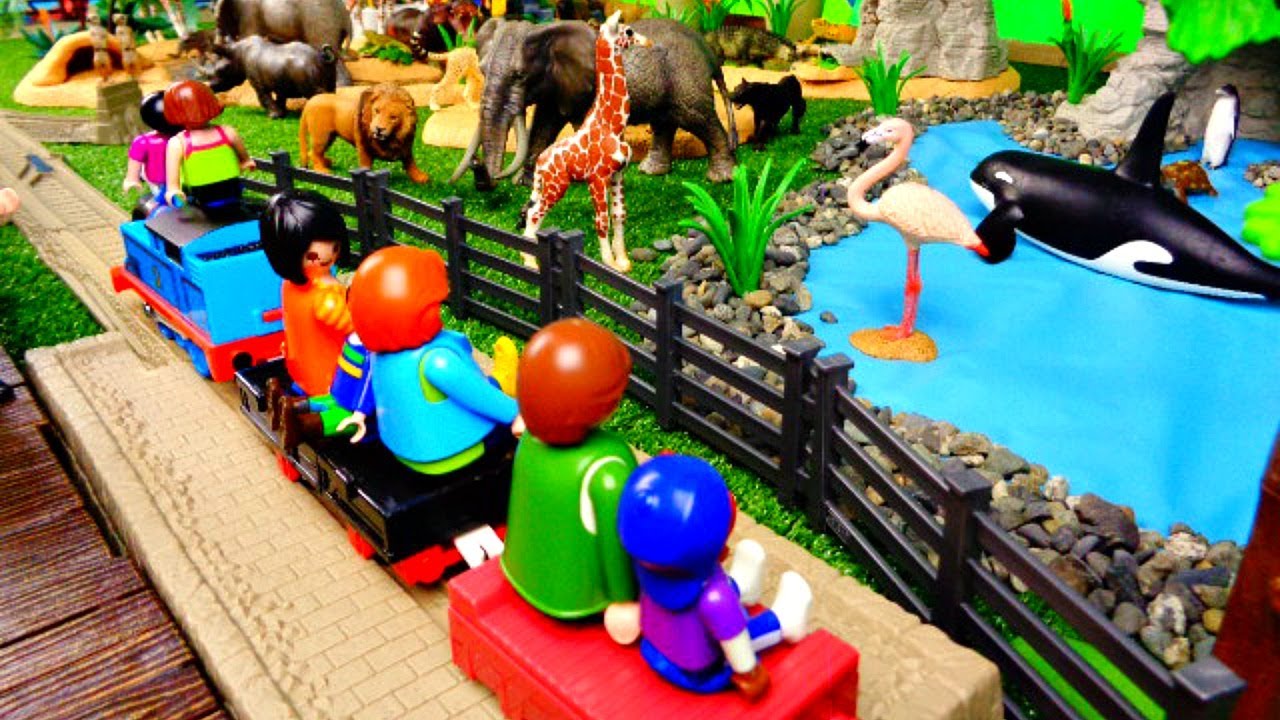Playmobil animal train