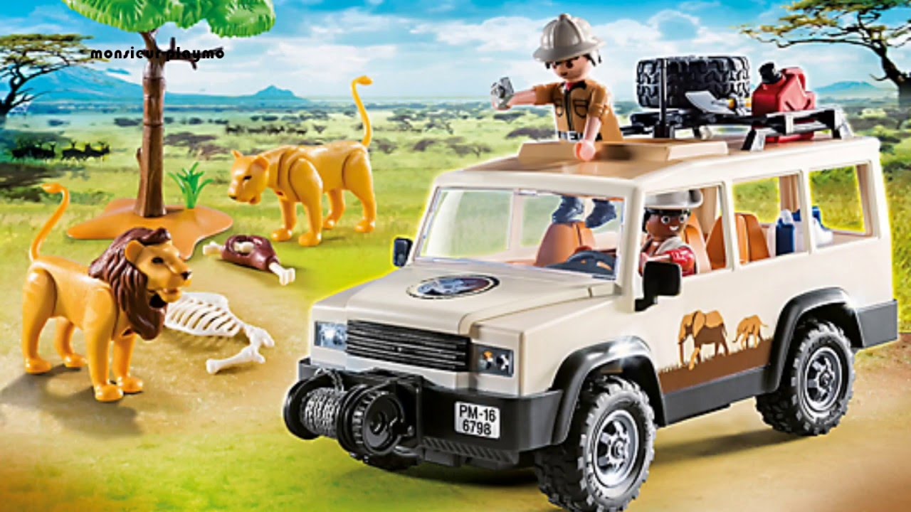 Playmobil voiture animaux