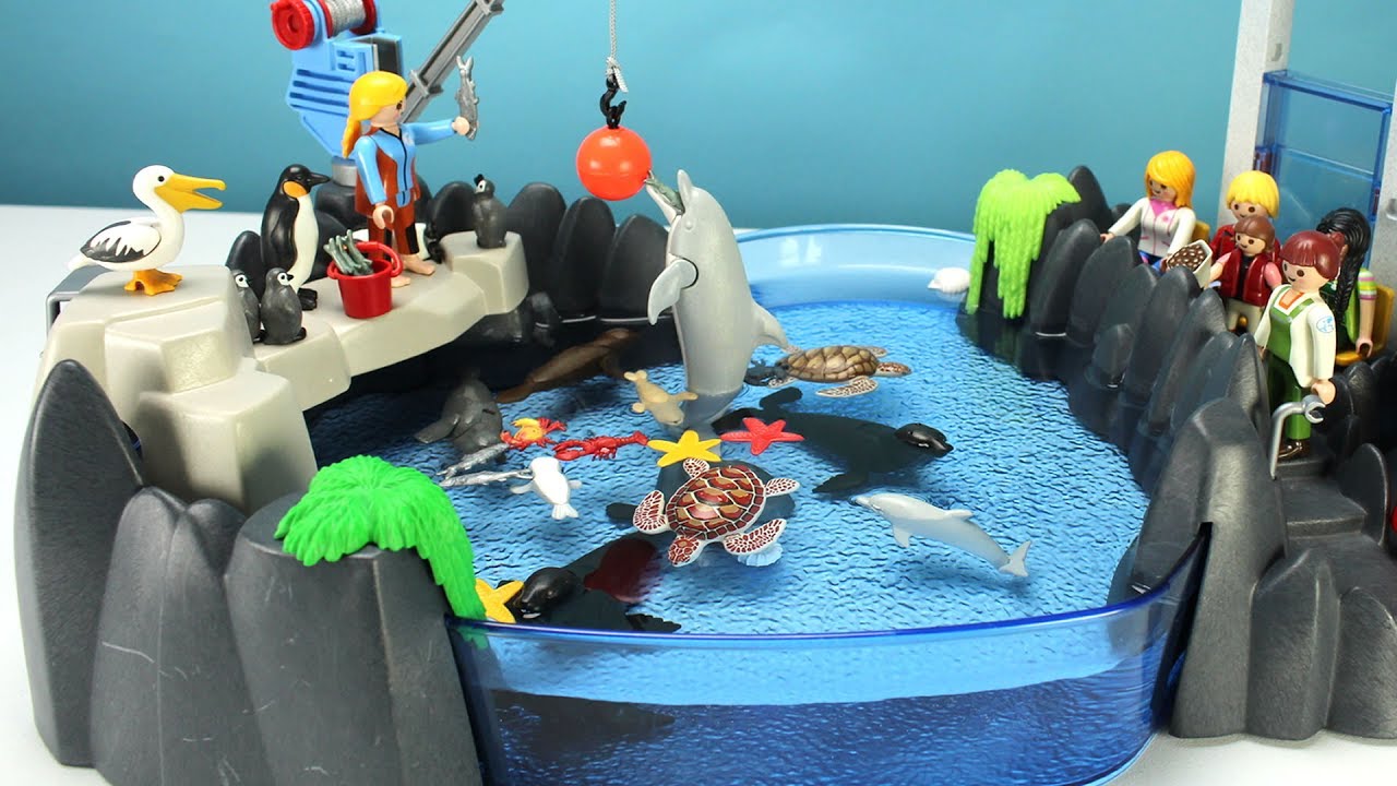 Playmobil aquarium requin