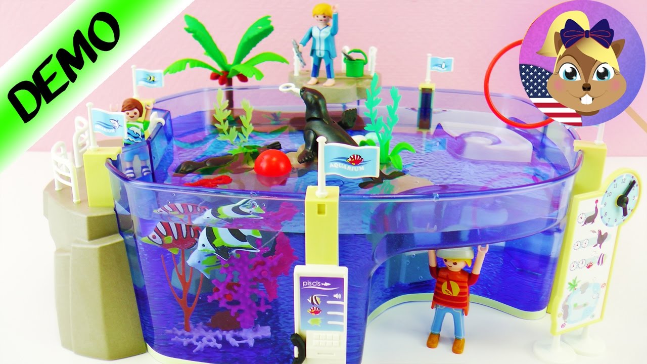 Playmobil family fun aquarium set
