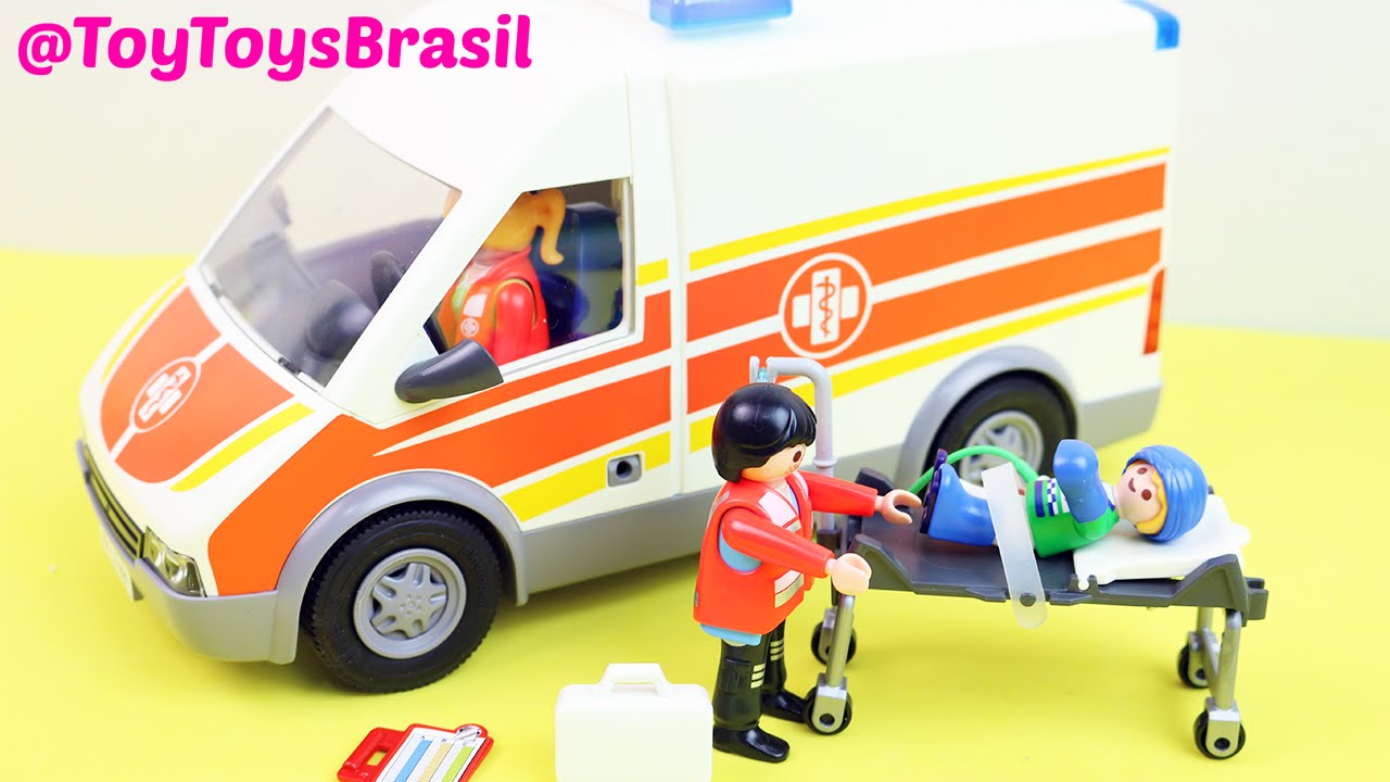 Playmobil ambulance lights and sounds