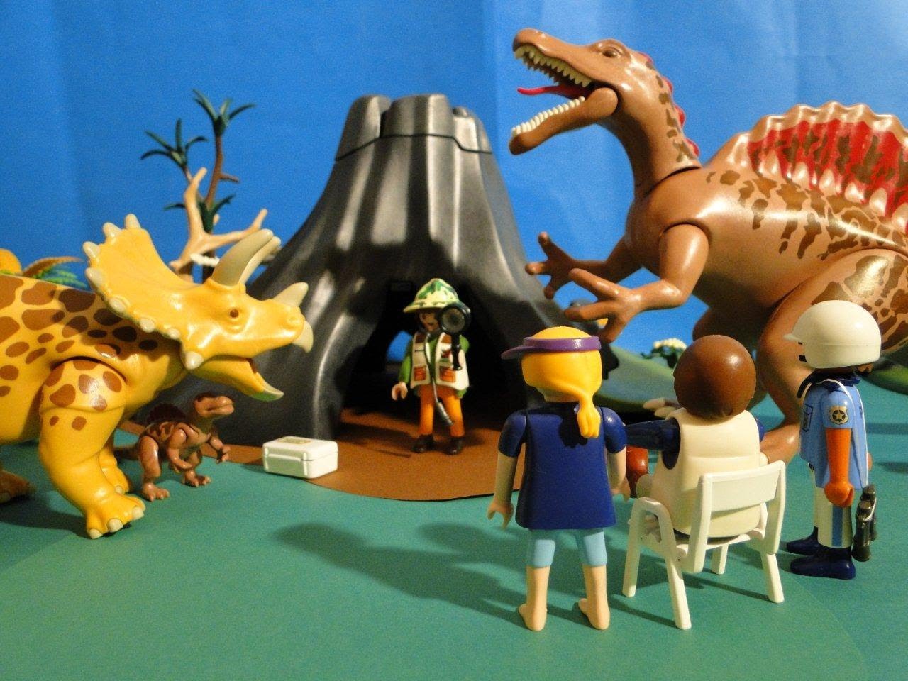 Playmobil dinosaure dessin animé