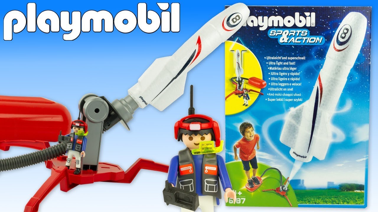 Playmobil sport et action fusee