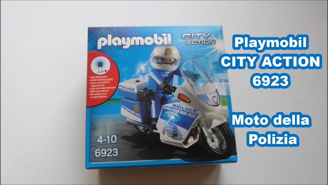 Playmobil city action moto