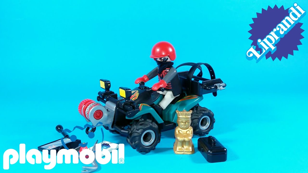 Playmobil city action fire quad